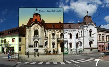 Fotografie Rosenfeldovho paláca z pripravovanej série FOTOMOSTY Žiliny II. od Ľuboša Plešingera