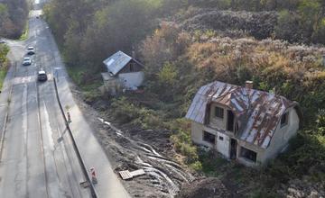 Staré opustené domy na Rosinskej ceste