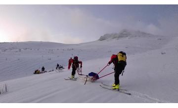 Zranený skialpinista Malá Fatra 29. decembra 2016