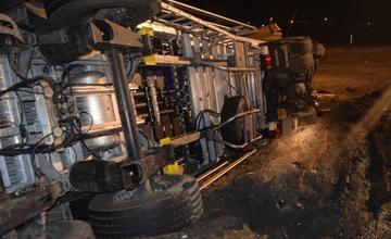 Zrážka dvoch kamiónov 23. februára Krásno nad Kysucou