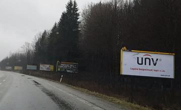 Reklamné nosiče na ceste Žilina - Mojšová Lúčka 18.3.2017