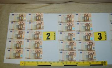 Polícia zaistila falošné 50-eurové bankovky