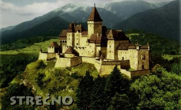 Historické fotografie hradu Strečno
