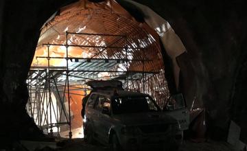 Aktuálne fotografie zo stavby tunela Višňové - 1.2.2018