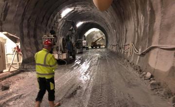 Aktuálne fotografie zo stavby tunela Višňové - 1.2.2018