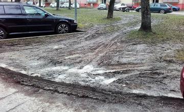 Mestská polícia upozorňuje vodičov, aby nejazdili po trávnatých plochách