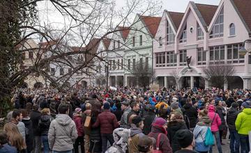 FOTO: Pochod Postavme sa za slušné Slovensko v Žiline 9. marec 2018