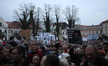 FOTO: Pochod Postavme sa za slušné Slovensko v Žiline 9. marec 2018