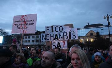 FOTO: Pochod Postavme sa za slušné Slovensko v Žiline 9. marec 2018