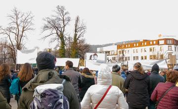 FOTO: Tretí žilinský pochod Za slušné Slovensko - 23. marec 2018