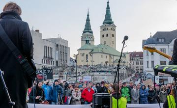 FOTO: Tretí žilinský pochod Za slušné Slovensko - 23. marec 2018