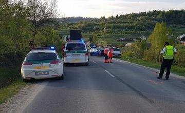 Dopravná nehoda v obci Lutiše 28.4.2018