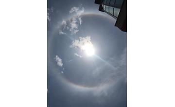 FOTO: Nad Žilinou sa dnes objavila kruhová dúha