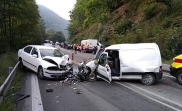 Čelná zrážka pod Strečnom 5.9.2018