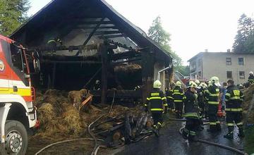Požiar rodinného domu a prístavby v katastri obce Skalité 18.5.2019