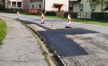 Oprava cesty III. triedy v časti Žilina - Rosinky 30.7.2019