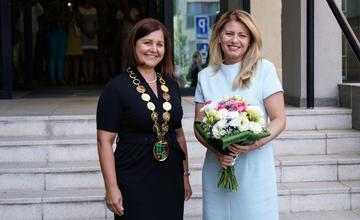 FOTO: Prezidentka Zuzana Čaputová začala oficiálnu návštevu Žiliny v sídle ŽSK