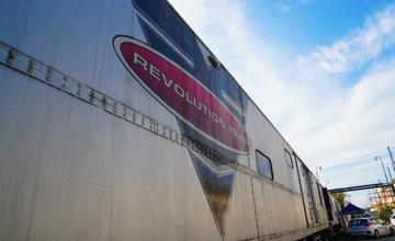 Interaktívny protidrogový vlak Revolution Train v Žiline 2019