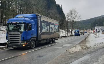 Štrajk autodopravcov v Žiline a na Makove 28.1.2020