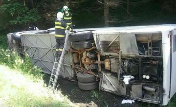 FOTO: Dopravná nehoda autobusu na Donovaloch 20.7.2020