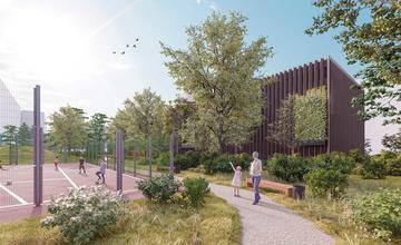 FOTO: Spoločnosť Reinoo chce na sídlisku Vlčince postaviť parkovací dom pre obyvateľov