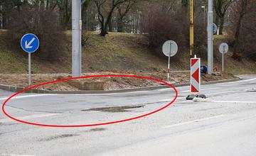 FOTO: Aktuálny stav vozovky na rozšírenej Obchodnej ulici v Žiline