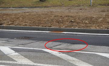 FOTO: Aktuálny stav vozovky na rozšírenej Obchodnej ulici v Žiline