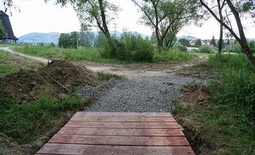 FOTO: Budovanie Parku sv. Juraja v žilinskej mestskej časti Trnové