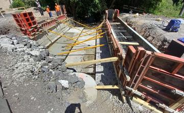 FOTO: Rekonštrukcia mosta v Kráľovej lehote za 170-tisíc eur