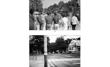 FOTO: Žilina počas invázie 21. augusta 1968 a dnes