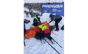 FOTO: Záchrana mladého lyžiara v Jasnej