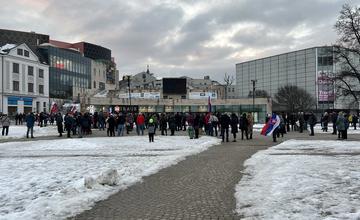 FOTO: „Pochod za mier“ v Žiline 14. februára 2023