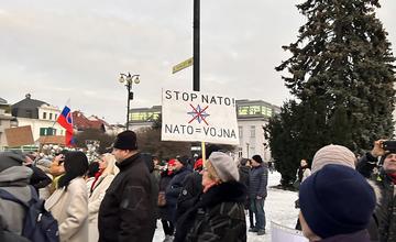 FOTO: „Pochod za mier“ v Žiline 14. februára 2023