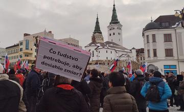 FOTO: „Pochod za mier“ v Žiline 14. februára 2023