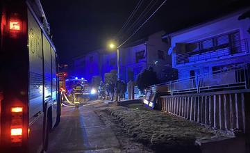 FOTO: Požiar hospodárskej budovy v Hruštíne