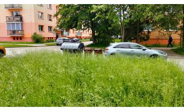 FOTO: Kosenie trávnikov v Žiline