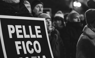 FOTO: Opozičný protest v Žiline 12. januára 2024