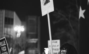 FOTO: Opozičný protest v Žiline 12. januára 2024