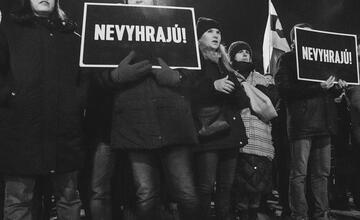 FOTO: Opozičný protest v Žiline 12. januára 2024