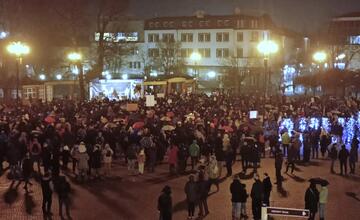 FOTO: Štvrtý protivládny protest v Žiline 18. januára 2024