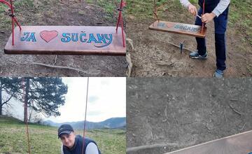 FOTO: Hojdačka na sučianskej Skale