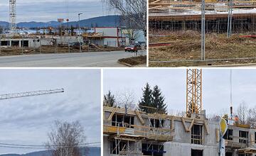 FOTO: Ako pokračuje výstavba dvoch veľkých bytových projektov pri žilinskom lesoparku?