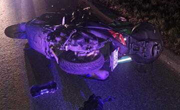FOTO: Nehoda mladého motocyklistu v Svederníku