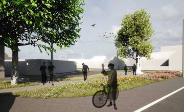 FOTO: Návrh zeleného námestia v Závodí