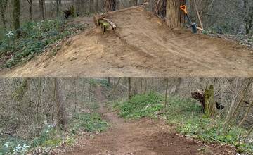 FOTO: Dobrovoľníci chcú revitalizovať trate v lesíku pri Dubni