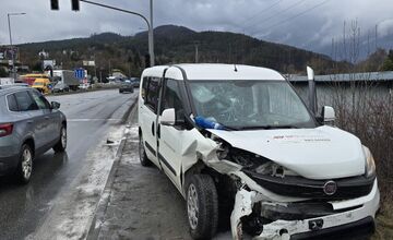 FOTO: Nehoda na Kragujevskej ulici v Žiline