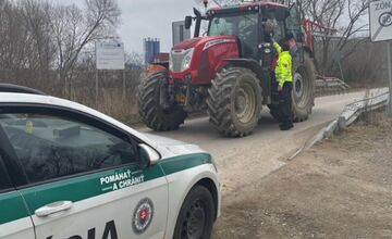 FOTO: Policajti na Orave kontrolujú traktoristov