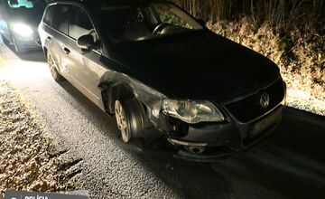 FOTO: Nehoda na Kysuciach, ktorú spôsobil opitý vodič