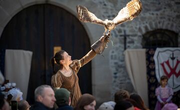 FOTO: Žofia Bosniaková a hradné hry na Strečne
