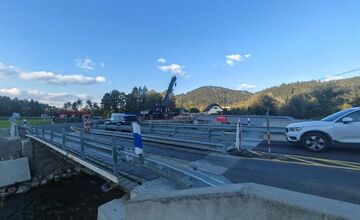 FOTO: Nová mostná konštrukcia v Porúbke